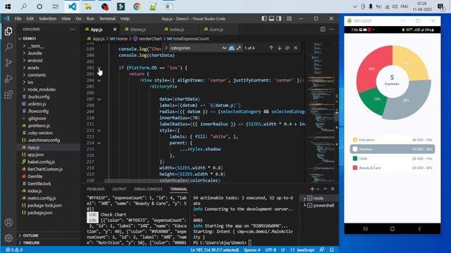 How to Create a Custom Donut Pie Chart in React Native? смотреть онлайн