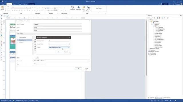 New features in the data transformation. Stimulsoft Reporting Tool (version 2022.1) смотреть онлайн