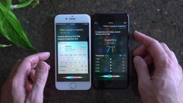 Сравнение Siri в iOS 10 и в iOS11