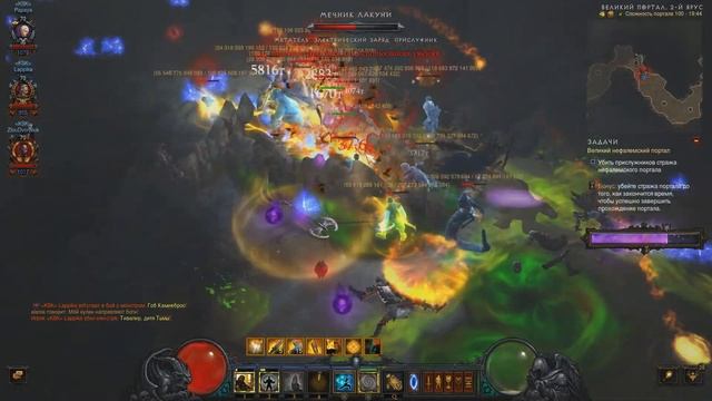 [Diablo 3] Greater Rift 100 (3 Player Season 10) Wd/Barb/Monk смотреть онлайн