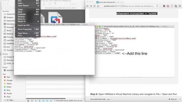 How to Install Google Chrome OS on a Mac using VMWare Fusion