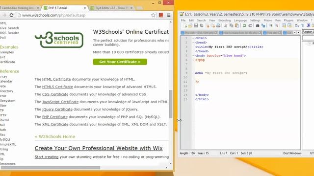 1 PHP home page variable смотреть онлайн