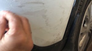 Как убрать царапину на бампере
