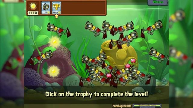 100 Дней Без 4-х клеток в Plants Vs. Zombies! смотреть онлайн