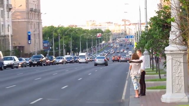 Минск. Площадь независимости. смотреть онлайн