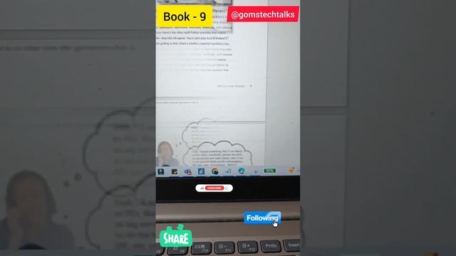 Book 9 head first python #gomstechtalks #book #bookreview #pythonprogramming #pythontutorial #pytho смотреть онлайн