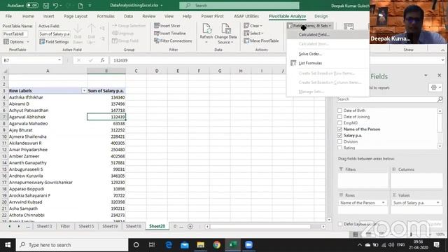 CPE SEMINAR - Excel Tool for Data Analysis by CA. Deepak Kumar for SIRC of ICAI - Tiruchirapalli Br смотреть онлайн