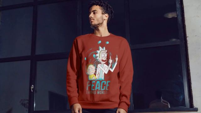 Rick and Morty peace Among worlds T Shirt смотреть онлайн