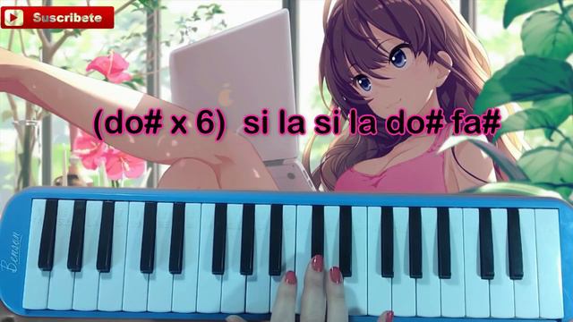 Mala Fama - Danna Paola- En MELODICA / Pianika  NOTAS