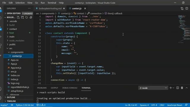 Part 70. Easiest Way to host django react boilerplate on heroku | Boilerplate Hosting | 100% workin смотреть онлайн