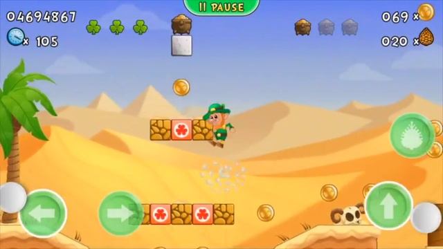 Lep's World 3, Desert, Level 3-11 walkthrough with 3 Gold Pots (Android and iOS game app) смотреть онлайн