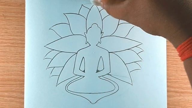 Mahavir swami drawing easy || Mahavir jayanti drawing || Mahavir drawing (@vivekartacademy ) смотреть онлайн