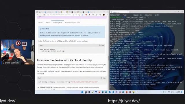 JulyOT - 1. Let's setup a Raspberry Pi and a reTerminal as an Azure IoT ☁️ device смотреть онлайн