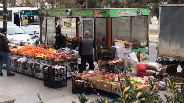 Город Сумгаит.Улица Нариманова и Джафар Джаббарлы. смотреть онлайн