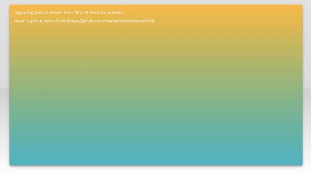 jest: Test suite failed to run, TypeError: Cannot read property 'bind' of undefined смотреть онлайн