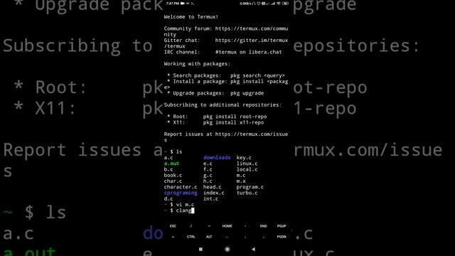 || This is example of "modify operator" in c-language #coding #termux || смотреть онлайн