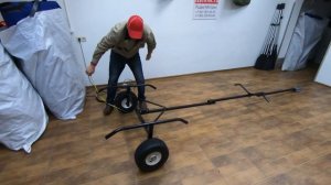 ?Тележка (прицеп) для лодки ПВХ до 3.8 м и до 150 кг.
