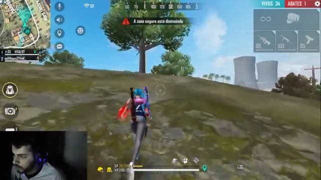 ?JOGANDO FREE FIRE COM OS INSCRITOS, RUMO AO MESTRE E REACT? META 350 SUB смотреть онлайн