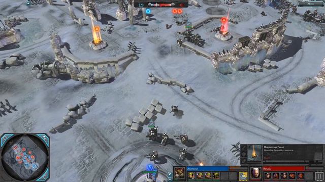 Warhammer 40k Rutank (FC) Vs Aristokrat (MB) Dawn Of War 2 Retribution (Elite Mod 2.9.8.4)