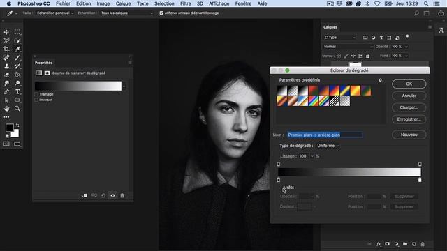 Atelier Photoshop 4/20 - Courbes de transfert [ Vidéo Tuto 2/5] смотреть онлайн