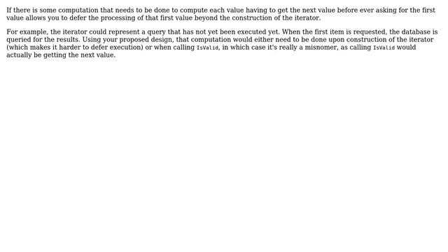 Software Engineering: What are the advantages of next-iterator over this-iterator? (2 Solutions!!) смотреть онлайн