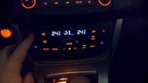 Климат контроль Nissan Sentra. Режим «AUTO» ноги и стекло