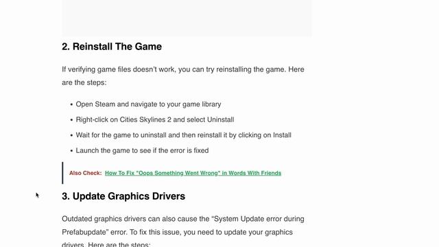 How To Fix System Update Error During Prefabupdate On Cities Skylines 2 смотреть онлайн