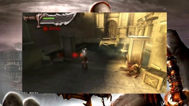 God of war Chain of Olympus Прохождение psp #1 смотреть онлайн