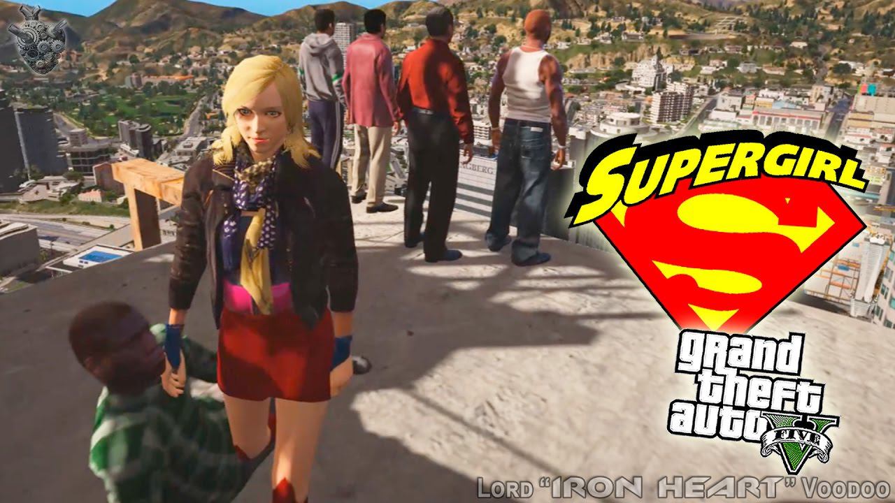 GTA V! SUPERGIRL В МИНИ-ЮБКЕ КАЗНИТ ПРЕСТУПНИКОВ! ВИДЕО ПРИКОЛЫ В МИРЕ ГТА5! GTA 5 MODS [ГТА 5 МОДЫ] смотреть онлайн