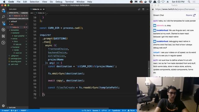 Building a Custom Boilerplate CLI with Inquirer - Day 1 смотреть онлайн