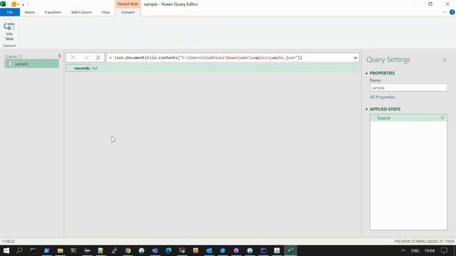 Load JSON data to Excel sheet смотреть онлайн