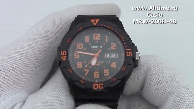 Мужские японские наручные часы Casio MRW-200H-4B смотреть онлайн