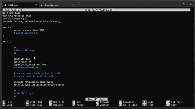 09. Change nginx conf file (Deploy Laravel and Vue js Project with Linux Server) смотреть онлайн