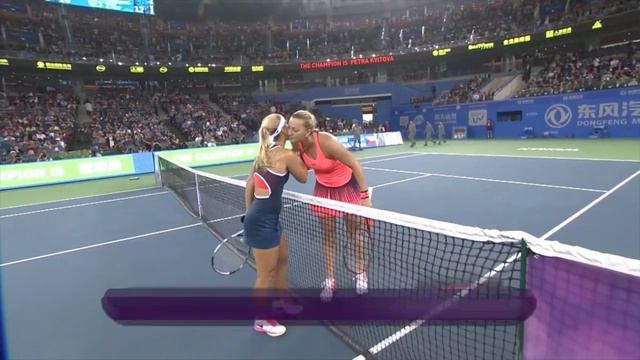 2016 Wuhan Open Final Match Point | Petra Kvitova vs Dominika Cibulkova | WTA Highlights смотреть онлайн