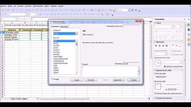 Tutorial de funciones CALC OpenOffice смотреть онлайн