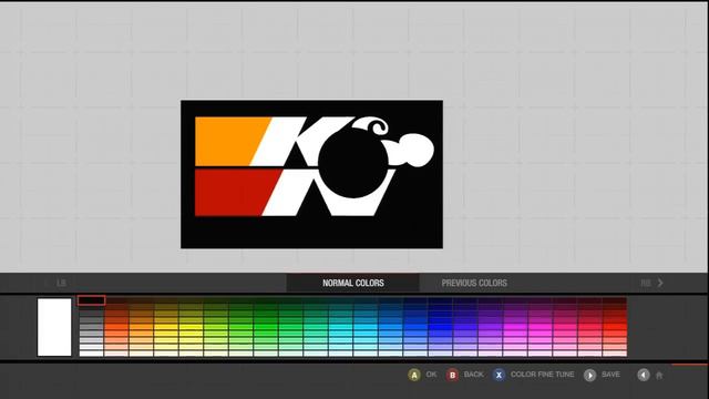 Forza 4 Livery Editor - K&N Performance Filters Logo смотреть онлайн