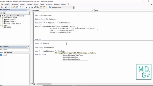VBA - Salvataggio in PDF смотреть онлайн