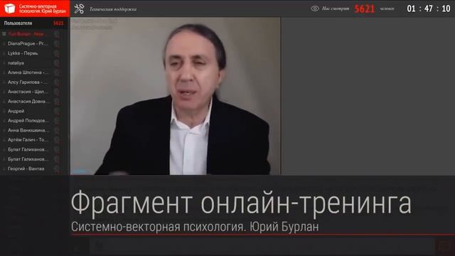 Человек - это запрет. Системно-векторная психология. Юрий Бурлан смотреть онлайн
