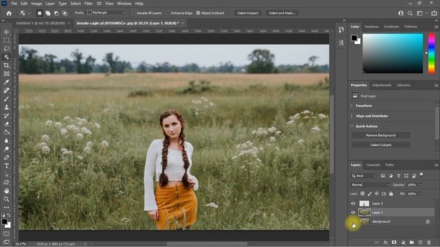 How to Blur Background in Adobe Photoshop 2021 | Studio MS смотреть онлайн