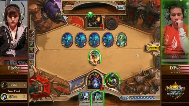 Firebat Vs. DTwo - Semi-finals - Hearthstone World Championship 2014