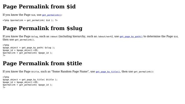 Wordpress: Internal Links to Pages in PHP? (3 Solutions!!) смотреть онлайн