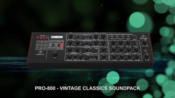 BEHRINGER PRO-800  - VINTAGE CLASSICS SOUNDPACK (100 patches)