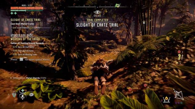 Horizon Zero Dawn Complete Edition: PC: Gameplay: PART 96 - SLEIGHT OF CRATE TRIAL (NO COMMENTARY) смотреть онлайн