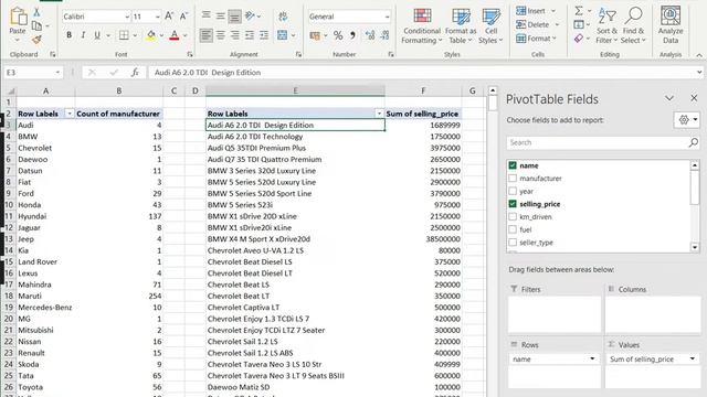 How to combine two pivot tables in Excel смотреть онлайн