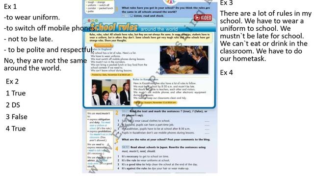 Ағылшын тілі 6 сынып Excel Student`s book p 12,13,14 Workbook p 10 жауаптарымен смотреть онлайн
