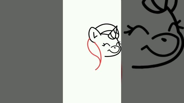 Как нарисовать единорога пошагово/step-by-step drawing unicorn смотреть онлайн