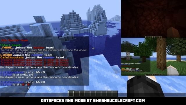 Runner vs Hunter - Manhunt v2.0 {Command Showcase} {Java v1.15-1.16} смотреть онлайн