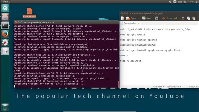 Comment installer PHP 7 ,Apache2 et Mysql 5.5 Lamp sur ubuntu смотреть онлайн