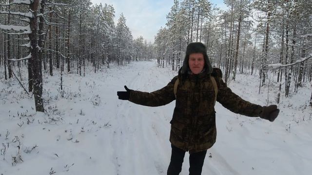 Охотничьи лыжи с лосиным камусом. Лыжи с силой тайги. смотреть онлайн