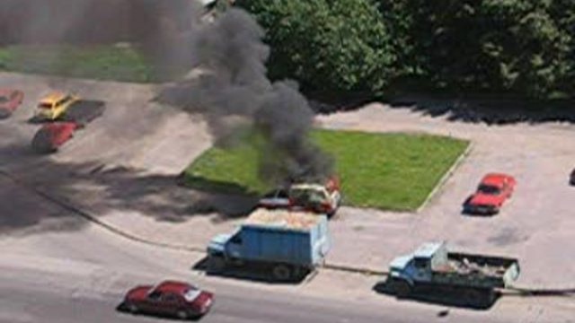 Горит Машина на Просвете